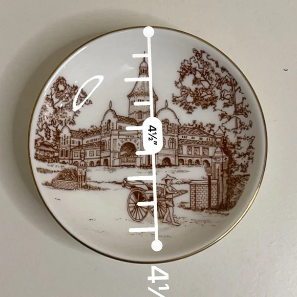 Royal Doulton Singapore Goodwood Park Hotel Trinket Plate w/ Box - Picture 6 of 6